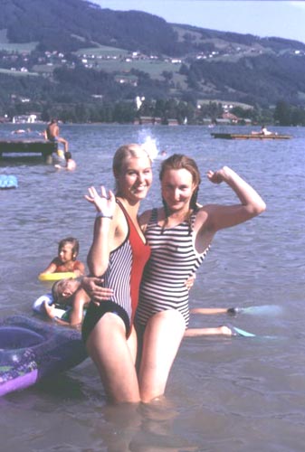 Brigid & me in Austria 1995